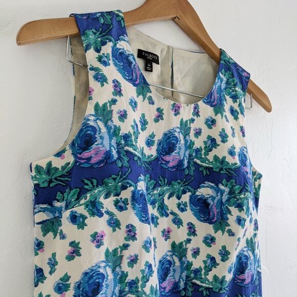NWOT TALBOTS Floral Sleeveless Blouse 2P - Picture 3 of 8